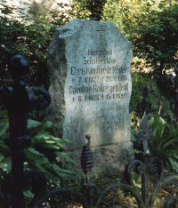 Grabstein für Christian Friedrich Röder. Foto: Hejkal