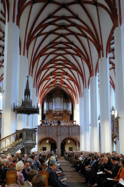 Bachfest mit den Thomanern in St. Thomas. Foto: Bach-Archiv Leipzig, Gert Mothes