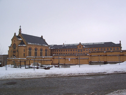 Haftanstalt Bautzen, genannt "Das gelbe Elend". Bild: Wikipedia gemeinfrei