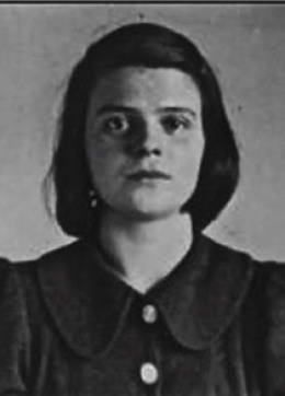 Sophie Scholl 1943 in Haft. (1)