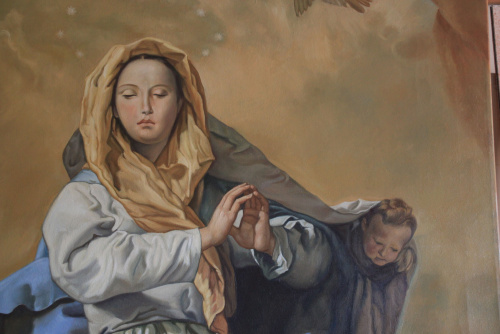 Die unbefleckte Empfängnis - Ausschnitt Maria