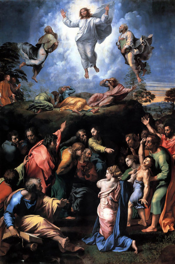 Verklärung Christi im Original von Raffael. (2)