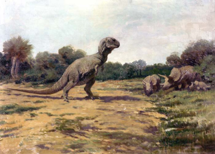 Tyrannosaurus rex via Wikimedia Commons - gemeinfrei.